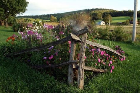 Corner Fence, Driveway Entrance Landscaping, Split Rail Fence, Fence Garden, Driveway Landscaping, Corner Garden, Rail Fence, Fence Landscaping, Garden Yard Ideas