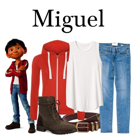 "Miguel" by megan-vanwinkle ❤ liked on Polyvore featuring MANGO, Frame, WearAll, Gap, UGG, disney and polyvoreeditorial Descendants Clothes, Coco Photo, Disneyland Birthday, Cute Disney Outfits, Pointy Shoes, Disney Nerd, Fandom Fashion, Dapper Day, Disney Disney