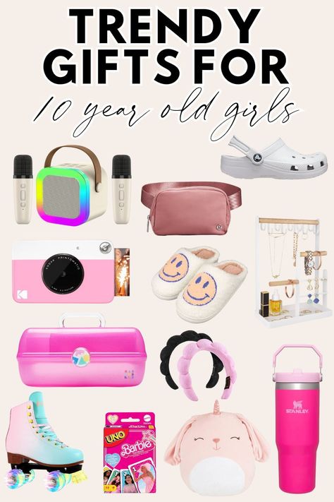 Celebrate their unique style with our trendy gift guide for 10-year-old girls! Explore a diverse range of gifts that combine fun, fashion, and imagination for the perfect present. Christmas Gifts For Girls 9-10, Christmas Gifts For 10 Year Girl, Birthday Gifts For Girls 10-12, Gift Ideas For 10 Year Girl, Toys For 10 Year Girl, Gifts For 10 Year Girl, Dreams Aesthetic, 2024 Holidays, 5 Below