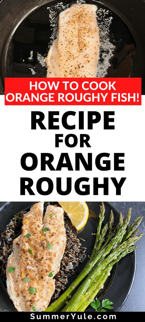 How To Cook Orange Roughy, Pan Seared Orange Roughy, How To Cook Orange Roughy Fish, Recipes For Orange Roughy Fish, Air Fryer Orange Roughy Recipes, Orange Roughy Recipes Healthy, Orange Roughy Recipes Baked Healthy, Orange Ruffy Recipes, Air Fryer Orange Roughy