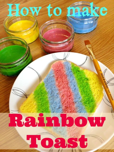 School Cooking Activities, Simple Cooking Activities For Kids, Eyfs Cooking, Preschool Cooking Activities, Unicorn Activities, Rainbow Toast, Classroom Cooking, Kids Cooking Activities, Children Cooking