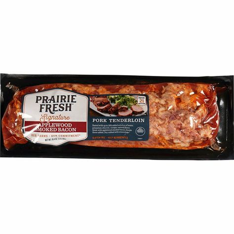 Smoked Turkey Tenderloin, Bacon Pork Tenderloin, Potassium Chloride, Applewood Bacon, Turkey Tenderloin, Roasted Pork Tenderloins, Flavored Bacon, High Fiber Foods, Stuffed Pork Tenderloin