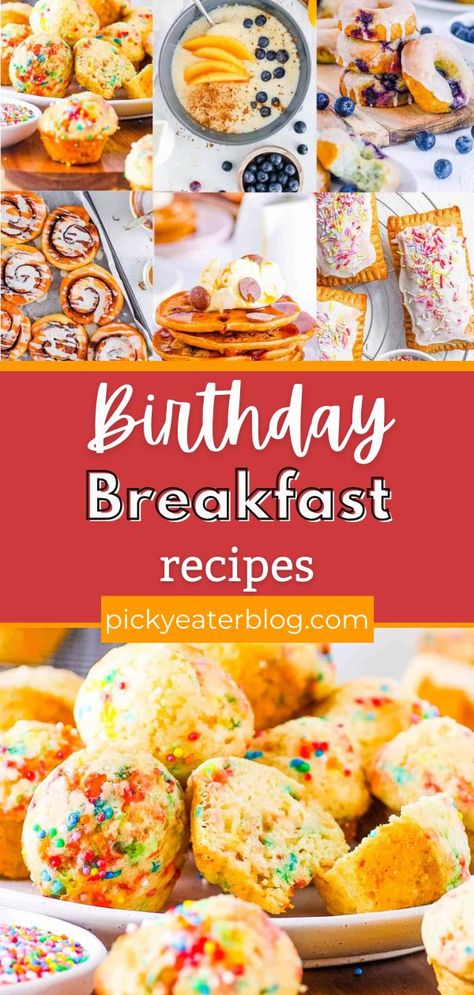 Your birthday should start the right way – with a delicious breakfast that you can enjoy! To kickstart your birthday morning, we’ve pulled together 101 birthday breakfast ideas. From sweet to savory, smoothies to waffles, and French toast fit for royalty, you’ll find all kinds of great ideas for birthday breakfast. Breakfast Birthday Ideas, Savory Smoothies, Birthday Morning Ideas For Kids, Birthday Breakfast Ideas, Vegetarian Snacks Easy, Birthday Morning, Milk Tea Recipes, Vegetarian Crockpot Recipes, Picky Eaters Kids