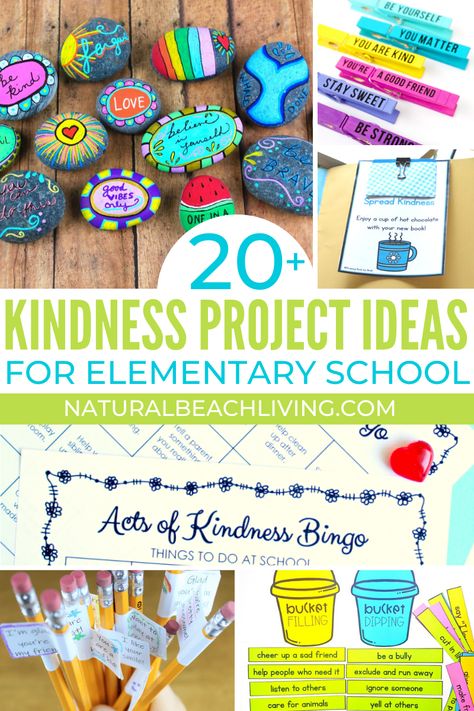 Kindness Club Projects, Day Of Kindness Ideas, Random Kindness Ideas, Random Acts Of Kindness Gift Ideas, School Kindness Project, Kindness Lesson Plans Elementary, Community Kindness Projects, Acts Of Kindness Crafts For Preschool, Kindness Squad Ideas