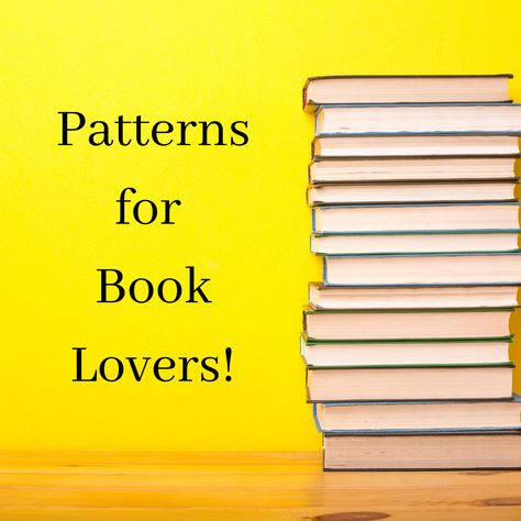 10 Patterns for Book Lovers - Sunflower Cottage Crochet Crochet Book Blanket Pattern, Sewing Projects For Book Lovers, Book Blanket Crochet, Bookish Crochet Patterns, Crochet For Book Lovers, Crochet Bookworm, National Read A Book Day, Snowflake Blanket, Cottage Crochet