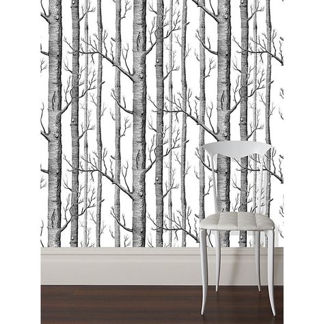 Buy Cole & Son Woods Wallpaper, White / Black, 69/12147 Online at johnlewis.com Wood Pattern Wallpaper, Woods Wallpaper, Cole And Son Wallpaper, Iconic Wallpaper, Temporary Wallpaper, Contemporary Wallpaper, Silver Birch, Wood Wallpaper, Wallpaper Direct