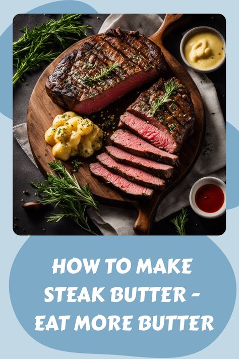 Learn the secret to mouthwatering steaks with our easy guide on making steak butter. Elevate your grilling game now! New York Strip Steak Recipes, New York Steak Recipe, Strip Steak Recipes, Steak With Garlic Butter, Grilled London Broil, Garlic Butter Recipe, How To Make Steak, Compound Butter Recipe, New York Strip Steak