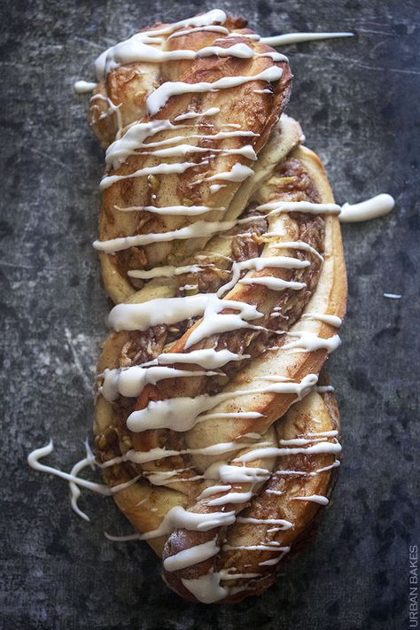 Overnight Pecan Sticky Buns | URBAN BAKES Apple Twist Bread, Tea Presentation, Apple Twist, Pecan Glaze, Twist Bread, Recipes With Yeast, Pecan Sticky Buns, Cookie Crisp, Sweet Kitchen