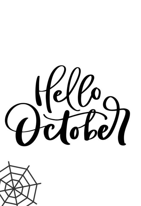 Monthly Title Page, October Printables, October Bullet Journal, Bullet Journal August, Bullet Journal Monthly, Bullet Journal Month, Journal Pages Printable, Monthly Planner Template, Bullet Journal Paper