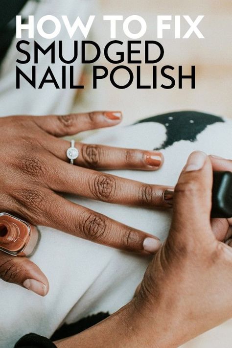 How To Paint Your Nails, Fix Nail Polish, Bumpy Nails, At Home Manicure, Bad Nails, Paint Nails, Quick Nail, Art Hacks, Nail Painting