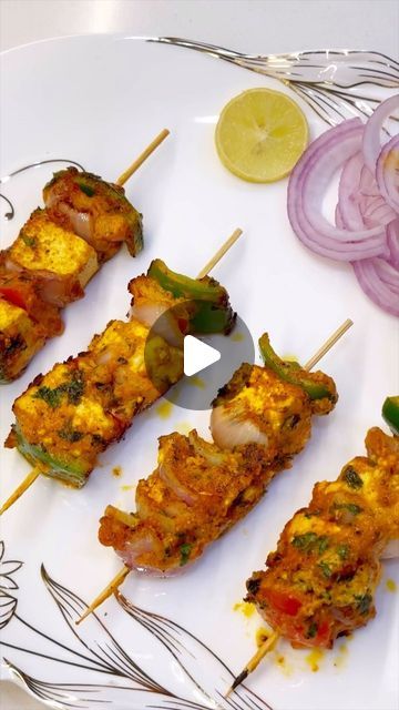 Chandni Mittal on Instagram: "Easy Paneer Tikka Recipe 😋😋 Very Tasty and easy to make 👍🏻👍🏻  #réel #paneertikka #reels #foodie   ❤️follow for more recipes  @tasty_food_by_chandni ❤️ . . . . . #foodblogger #tasty #yummy #foodlover #cheese #paneer #reelkarofeelkaro #delicious #1 #streetfood #snack #resturantstyle #viral #trending #tastyfoodbychandni" Paneer Tikka Recipe, Paneer Recipes Indian Easy, Paneer Snacks, Easy Paneer Recipes, Lunch Recipes Indian, Tikka Recipe, Paneer Tikka, Pan Recipes, Paneer Recipes