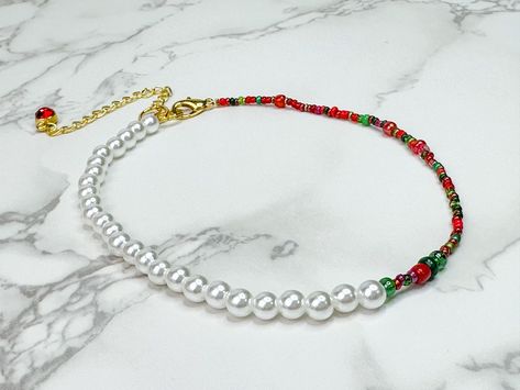 Harry Styles Inspired Watermelon Sugar Necklace Pearl - Etsy Harry Styles Jewelry, Small Diamond Necklace, Seed Beaded Necklace, Small Gold Necklace, Charms Necklaces, Necklace Tattoo, Watermelon Sugar, Necklace Set Indian, Diamond Necklace Set