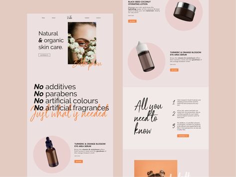 Beauty Newsletter Design, Beauty Email Design, Product Email Design, Newsletter Design Inspiration, Beauty Newsletter, Website Design Ecommerce, Mailing Design, Edm Design, Email Layout