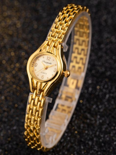 1pc Simple Elegant Small Women's Watches Luxury Brand Gold Wrist Watches For Women Ladies Quartz WatchesI discovered amazing products on SHEIN.com, come check them out! Wrist Watches For Women, Watches Luxury, Watches For Women, Womens Watches Luxury, Women's Watches, Wrist Watches, Luxury Brand, E Design, Luxury Branding