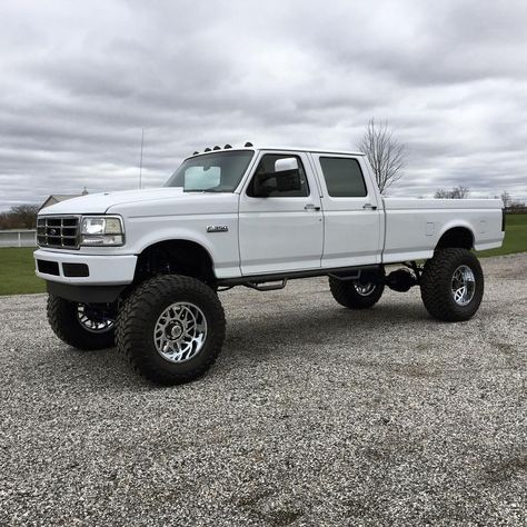 Diy Truck Mods, Ford Crew Cab, Ford Obs, Obs Ford, Big Ford Trucks, Obs Truck, Diesel Trucks Ford, Country Trucks, Ford Diesel