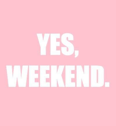 Maybe you hate your job and love when you don't have to go there, or, you love your job so much that you give 300% and collapse come Friday evening, cuz you're ready for a well-deserved, much needed break!  I love my job, I work hard, and I love the weekends! Hating Your Job, Happy Week End, Weekend Quotes, Hello Weekend, Bon Weekend, Love My Job, Weekend Vibes, Bullet Journaling, Happy Weekend