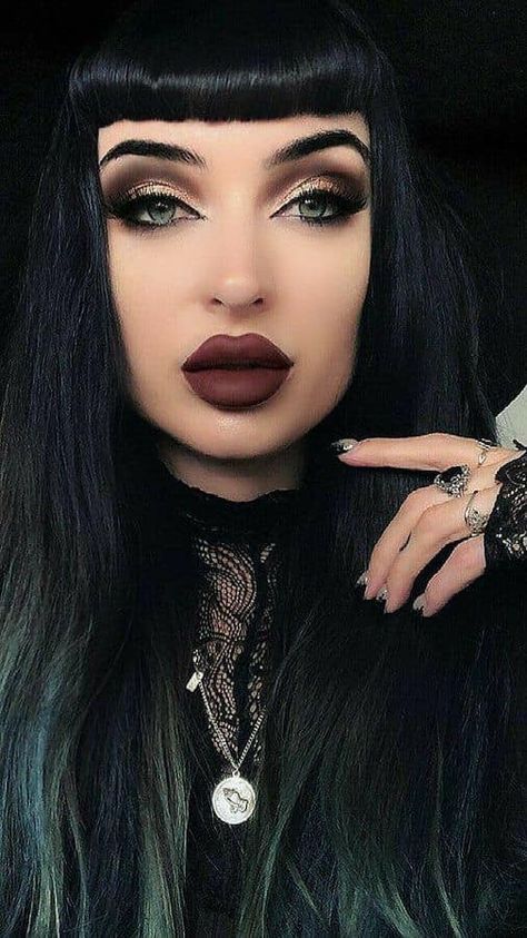 Witchy Makeup, Goth Makeup Looks, Goth Make Up, Dark Makeup Looks, Wedding Makeup Bride, Witch Makeup, Always Tired, Wedding Makeup Looks, Goth Beauty