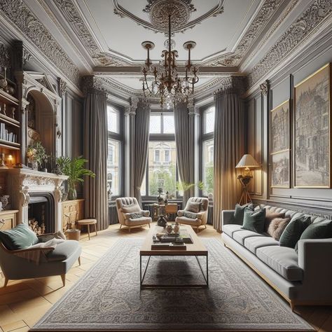 Modern Victorian Living Room Embracing Victorian Elegance Victorian Living Rooms Ideas, Cosy Victorian Living Room, Victorian Panelling Living Rooms, Victorian Front Room, Period House Interior, Victorian Homes Living Room, Light Victorian Living Room, Victorian Sitting Room Ideas, Victorian Houses Interior