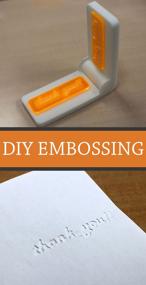 How to make an embossing tool. 3d Printed Embosser, 3d Printer Projects Free Download, Disney 3d Printing Ideas, 3d Printed Tools, 3d Printing Classroom, 3dprinting Ideas, 3d Printer Ideas, 3d Print Ideas, Things To 3d Print