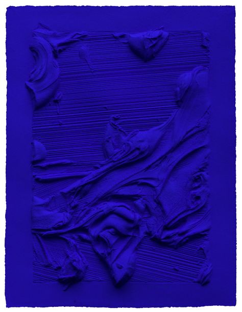 Jason Martin, "Untitled Ultra Blue," 2014 Yves Klein Blue, Ultra Blue, Blue Inspiration, Buy Art Online, Blue Paint, Art Auction, Pablo Picasso, Blue Aesthetic, Texture Painting