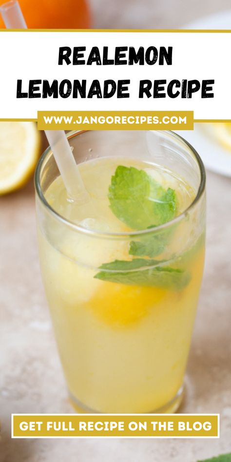 In this blog, I will share with you a Realemon Lemonade Recipe that is extremely delicious. #RealemonLemonadeRecipe #Recipe Real Lemon Lemonade Recipe, Lemonade With Lemon Juice, How To Make Lemonade, True Lemon, Food Advice, Lemon Lemonade, Lemonade Recipe, Lemonade Recipes, Flavor Profiles