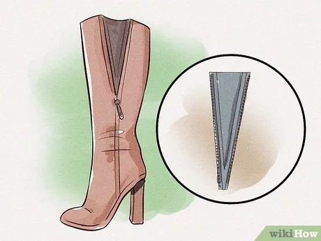 How To Stretch Leather Boots, Boot Stretcher, Boots With Zippers, Stretch Leather Boots, Thick Calves, Boot Chains, Stretch Boots, Shoe Stretcher, Knee Length Boots