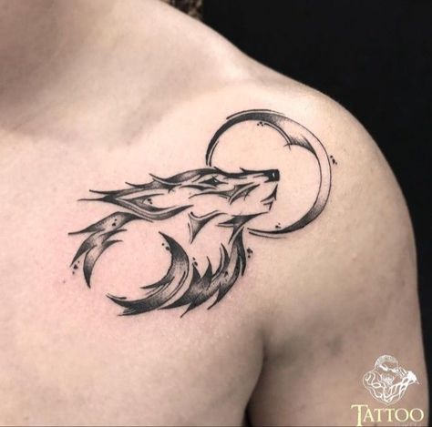 Minimal Wolf Tattoo, Chest Tattoo Simple, Upper Shoulder Tattoo, Indian Feather Tattoos, Full Hand Tattoo, Feminine Skull Tattoos, Wolf Tattoos Men, Unique Wrist Tattoos, Private Tattoos