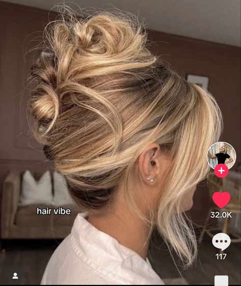 Formal Hair, Guest Hair, Messy Updo, Hairstyle Trends, Best Wedding Hairstyles, Wedding Hair Inspiration, Bridal Hairstyles, Bridal Hair And Makeup, Wedding Hair And Makeup