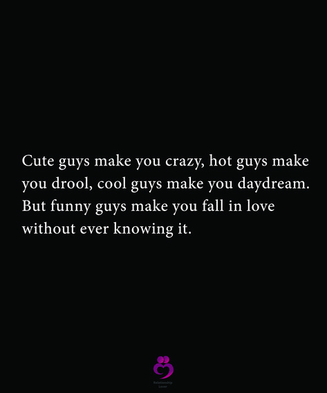 Cute guys make you crazy, hot guys make you drool, cool guys make you daydream. But funny guys make you fall in love without ever knowing it.  #relationshipquotes #womenquotes Funny Guys Are Dangerous, Hot Things Guys Do Quotes, Funny Guy Quotes, Cute Guy Quotes, Crush Tips, Dangerous Quotes, Funny Guys, Fun Vibes, Men Quotes Funny