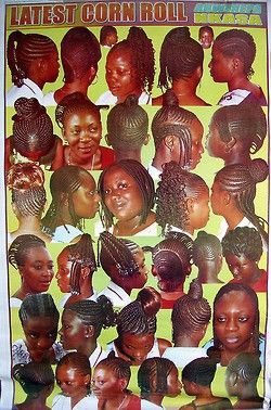 Hairstyle Poster, African Hair Salon, Black Hair 90s, Black Hair Magazine, Hair Poster, Hair Magazine, Vintage Black Glamour, African Hair, Black Photography