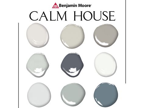 benjamin moore whole house color scheme, architectural tips, benjamin moore calm color, home color scheme, paint guide, color guide, trend colors, bm color palette, bm paint palette, complementary scheme, modern farmhouse, farmhouse palette, front door colors, benjamin moore, bm chantilly lace, bm calm color paint, beach glass, beach house, benjamin moore, interior design, interior palette, paint palette, concept colors, etsy shop, etsy digital pdf file, fresh home, bm coastal, coastal palette Benjamin Moore Calm, Calm House, Beach House Color Palette, Neutral Paint Palette, House Paint Palette, Calm Palette, Neutral Interior Paint Colors, House Palette, Coastal Palette