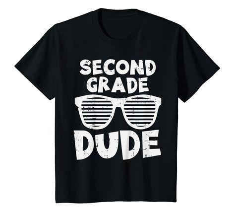 PRICES MAY VARY. Grab this 2nd Second Grade Dude T-Shirt for your little son or nephew! It's the perfect back to school gift idea for boys, kids from dad, mom or teacher for the first day of school in 2nd grade This 2nd Second Grade Dude T-Shirt is a perfect gift for back to school, first day of school or last day of school graduation student kids, boys who will proudly wear this second grade tee outfit clothing clothes apparel Lightweight, Classic fit, Double-needle sleeve and bottom hem School Trends, School First Day, Kindergarten Shirts, First Day Of School Outfit, Mother Shirts, School Tees, T Shirt Image, Fourth Grade, Tee Outfit