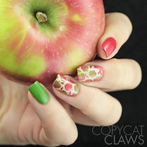 Whats Up Nails - Apples Stencils | Whats Up Nails Apple Nails, Apply Nail Polish, Fall Thanksgiving Nails, Autumn Fruit, Fruit Nail Art, Nails Autumn, Thanksgiving Nail, Nail Vinyls, Fall Fruits