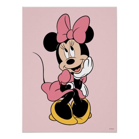 Minnie Mouse Painting, Head In Hands, Minnie Mouse Drawing, Mouse Paint, Ipad Mini Cover, Pink Minnie, Pink Posters, Cool Wall Art, Best Kids Toys