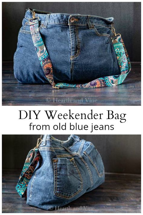 Denim Purses And Bags Old Jeans, Diy Jean Purse, Bag From Jeans, Denim Bags From Jeans, Diy Jean Bag, Diy Bags Jeans, Bag From Old Jeans, Tas Denim, Jeans Tutorial