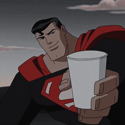 Character: Superman Tv Show: Justice League Unlimited 2004 #icon #superman #icons #clarkkent #aesthetic #superhero #cartoon #dc #hero #justiceleague #warnerbros #comics Justice League Unlimited Wallpaper, Superman Justice League Unlimited, Superman Pfp, Superman Aesthetic, Aesthetic Superhero, Superman Cavill, Superman Justice League, Superman Black Suit, Batman Icon