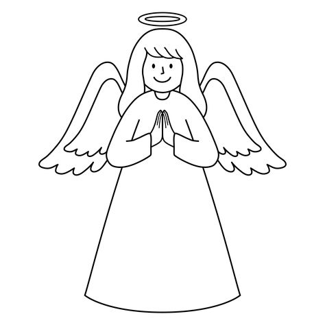 Printable Christmas Angel Crafts Printable Angel Template, Angel Coloring Pages Free Printable, Felt Christmas Ornaments Diy, Angel Template, Angel Printable, Women Template, Christmas Ornament Template, Christmas Angel Crafts, Mickey Mouse Coloring Pages