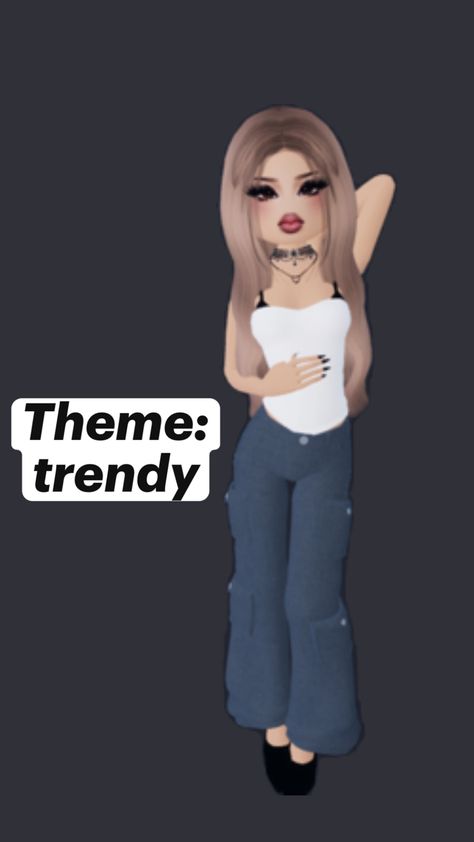 #roblox #dti #dresstoimpress #trendy #dtitrend Trendy Outfits Dress To Impress, Dress To Impress Trendy, Dti Fits, Dti Outfits, Combo Dress, Trendy Dress Outfits, Dark Feminine Aesthetic, Dark Feminine, Feminine Aesthetic