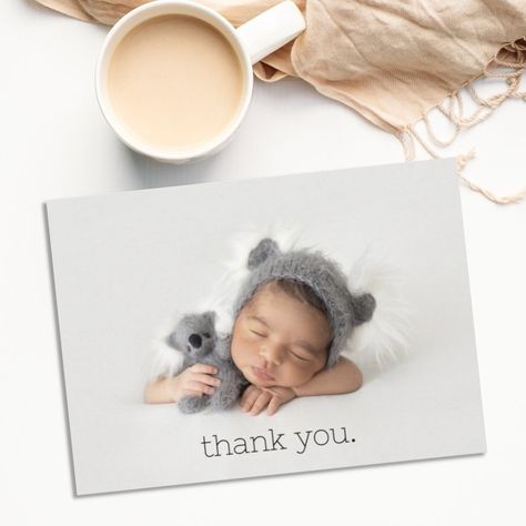 Minimal Baby Thank You Birth Announcement Card Boy Birth Announcement Card, Adoption Announcements, Birth Announcement Cards, Minimal Baby, Receiving Gifts, Adoption Announcement, Baby Thank You Cards, Baby Event, Birth Announcement Girl