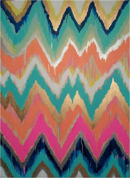 Art And Illustration, Textures Patterns, Painting Inspiration, Zig Zag, Color Inspiration, Diy Art, Wallpaper Iphone, Color Patterns, Pixel Art