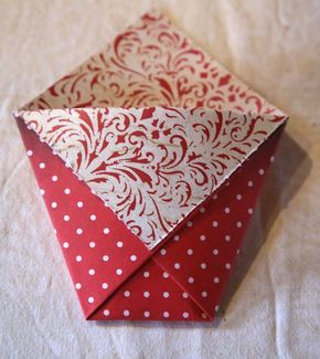 Folding Origami, Origami Box, Treat Holders, French Fry, Paper Boxes, Treat Holder, Gift Wrapping Ideas, Paper Folding, Wrapping Ideas