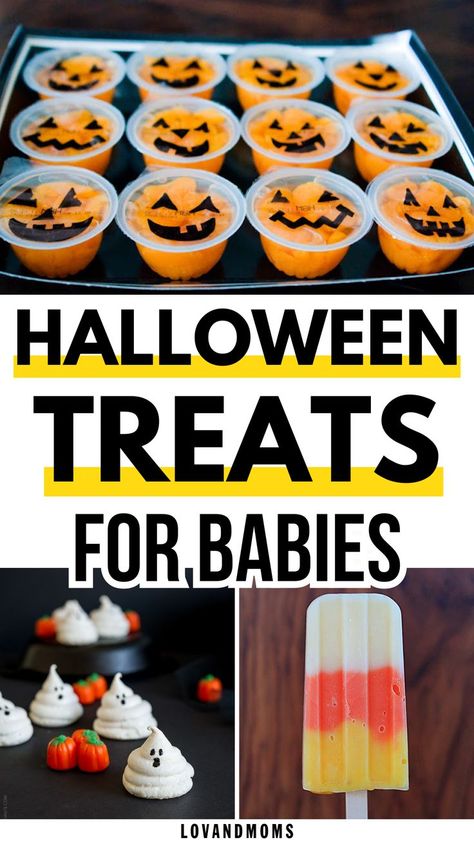 Halloween Treats Easy Daycare Halloween Treats, Halloween Fruit Ideas For Toddlers, Toddler Halloween Snack Ideas For Daycare, Yogurt Halloween Treats, Healthy Toddler Halloween Treats, Halloween Themed Toddler Food, Daycare Halloween Party Food, Infant Halloween Party Ideas, Halloween Sweet Treats For School