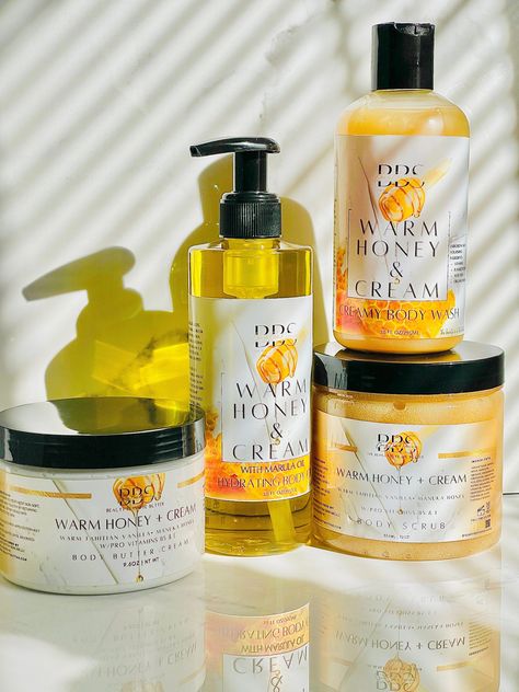 The Warm Honey and Cream Collection will allow you to indulge into your Self Care ritual like never before. Exfoliate rough dry patches with the shea + mango enriched sugar scrub, Lather up with the oh so creamy body wash, Slather on the deeply hydrating body oil and finally Seal the deal with our Ultra Rich new Body B Under The Skin Pimples, Honey Skin Care, Honey Body Wash, Body Care Collection, Importance Of Self Care, Body Care Set, Honey Cream, Pimples Under The Skin, Glowing Radiant Skin