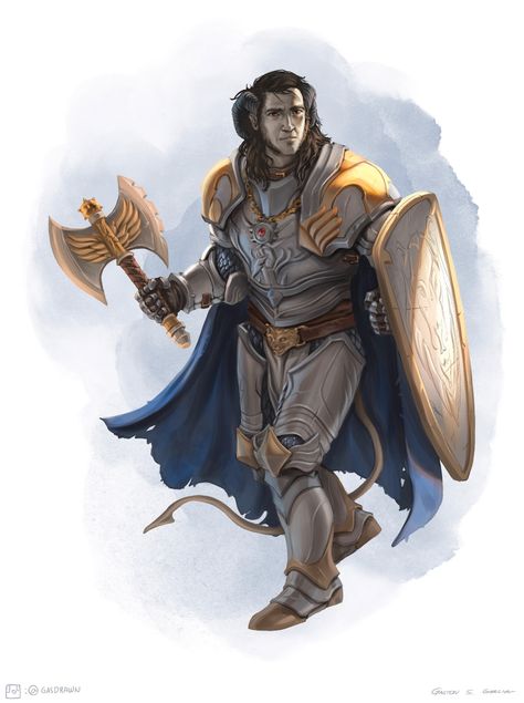 Tiefling Paladin, Dnd Paladin, Sci Fi Character Art, Illustration Fantasy, Dnd Races, Epic Characters, Dungeons And Dragons Classes, Heroic Fantasy, Dnd Art