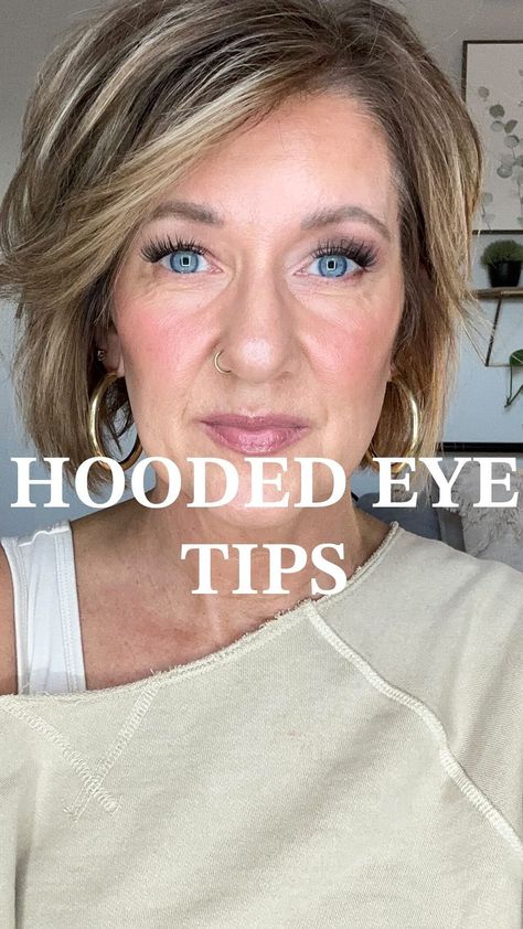 Hooded eyes can be tricky! I hope this video helps you! Colors used Dream Spell cupcake Interested in this Makeup? Text the word… | Instagram Eye Makeup For Blue Eyes Over 50 Make Up, Brow Hacks, Hooded Eyes Tutorial, Dream Spell, Eyeshadow For Hooded Eyes, Hooded Eye Makeup Tutorial, Eyes Tutorial, Night Clothes, Makeup Over 50