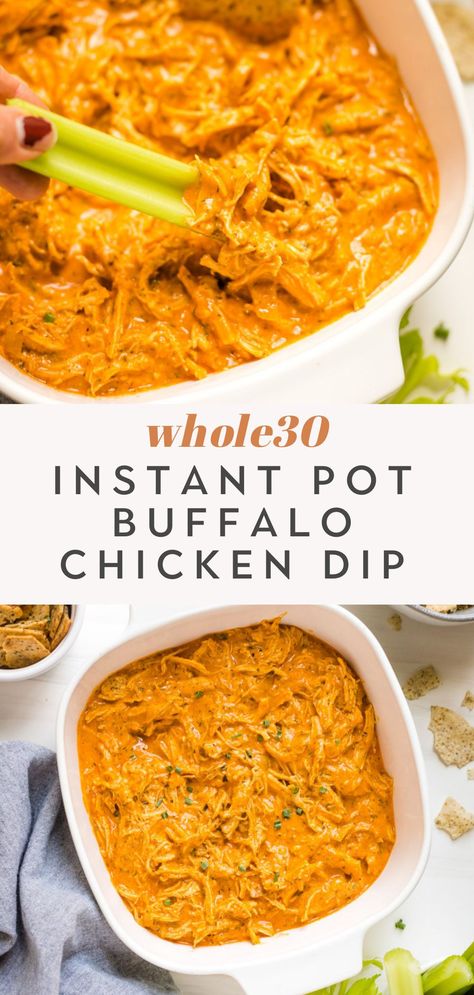 Keto Buffalo Chicken Dip, Paleo Buffalo Chicken, Instant Pot Buffalo Chicken, Healthy Buffalo Chicken Dip, Keto Buffalo Chicken, Buffalo Chicken Dip Crock Pot, Paleo Appetizers, Crock Pot Dips, Pot Recipes Healthy