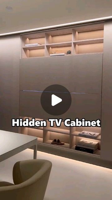 Alead Home Kitchen Cabinets & Closets on Instagram: "Do you like this hideen TV cabinet? #cabinet#cabinets#customkitchencabinets#livingroom #cabinetdesign#interiordesign#furnituredesign #furniture#furnituremaker#diy#art#love#aleadhome #highendcustom #highendprojects" Tv Cabinet With Wardrobe, Hidden Tv Living Room, Hidden Tv Ideas, Hidden Tv Cabinet, Hidden Closet, Cabinet Cabinet, Tv Options, Fitted Cabinets, Hidden Tv