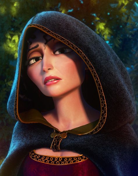 Mother Gothel, is it just me or does she seem like hera kidnapping children and all Mother Gothel, Tangled 2010, Fantasia Disney, Disney Icons, Images Disney, Dark Autumn, Disney Rapunzel, Best Disney Movies, Walt Disney Pictures