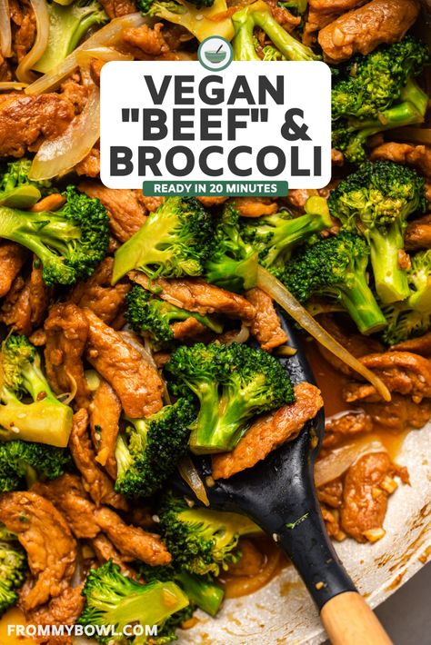 Vegan Beef And Broccoli, Soy Curls Recipes, Basic Cooking, Beef Broccoli, Vegan Beef, Soy Curls, Better Than Takeout, Beef And Broccoli, Takeout Food