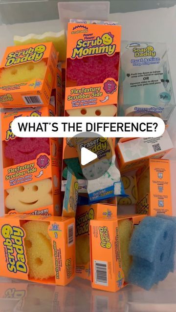 Scrub Mommy Sponge, Scrub Daddy Cleaning, Scrub Mommy, Mommy Hacks, Cute Scrubs, Texture Material, Organization Tips